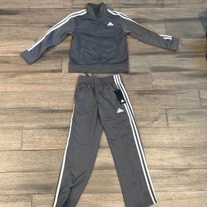 Adidas Grey Sweatsuit for Boys Size 8
